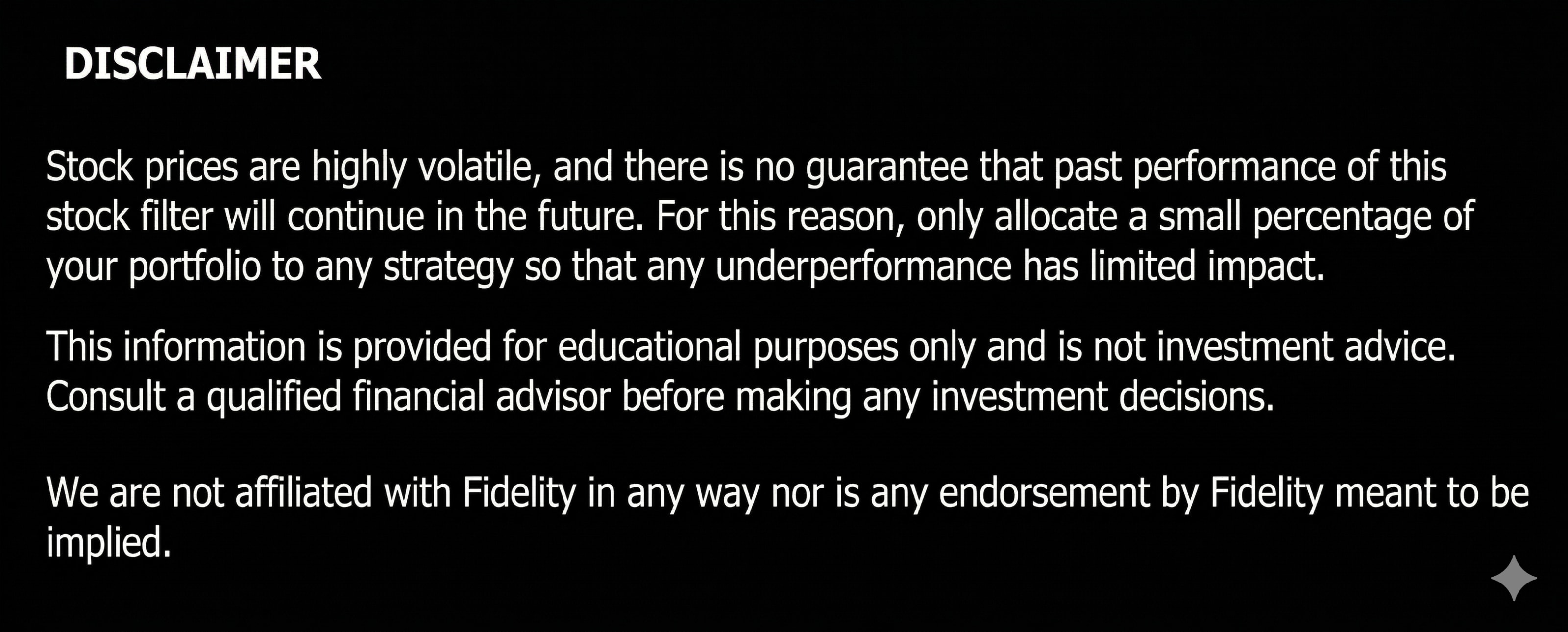 Disclaimer